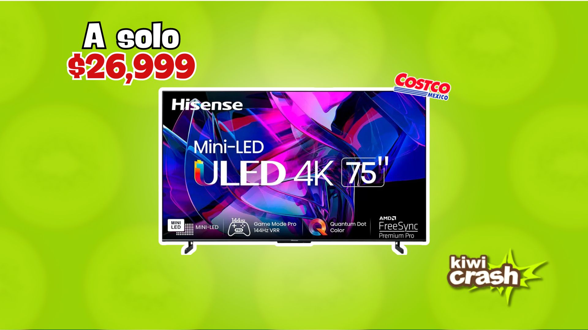 pantalla en liquidacion